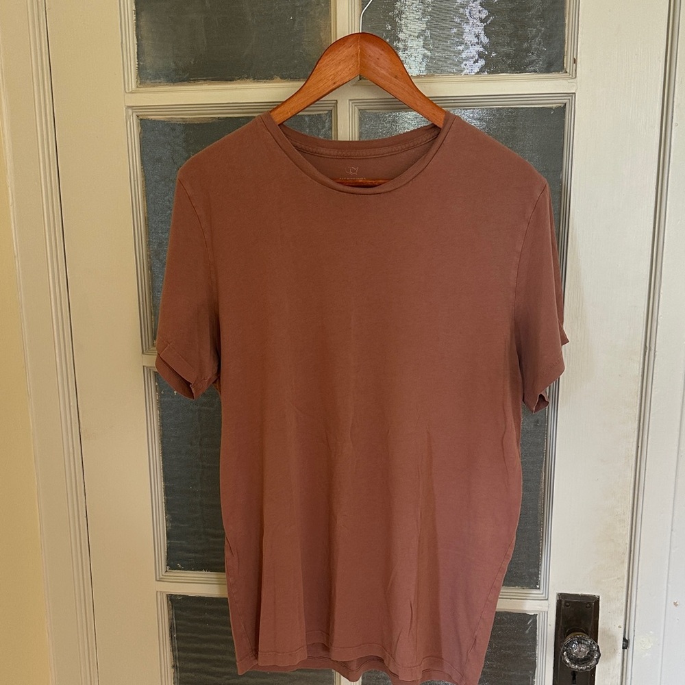 Save Khaki United and J. Crew Classic Cotton Tees in Salmon and Cream Bundle